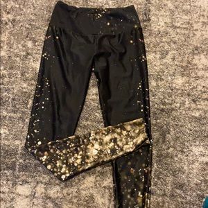 Gold sheep leggings